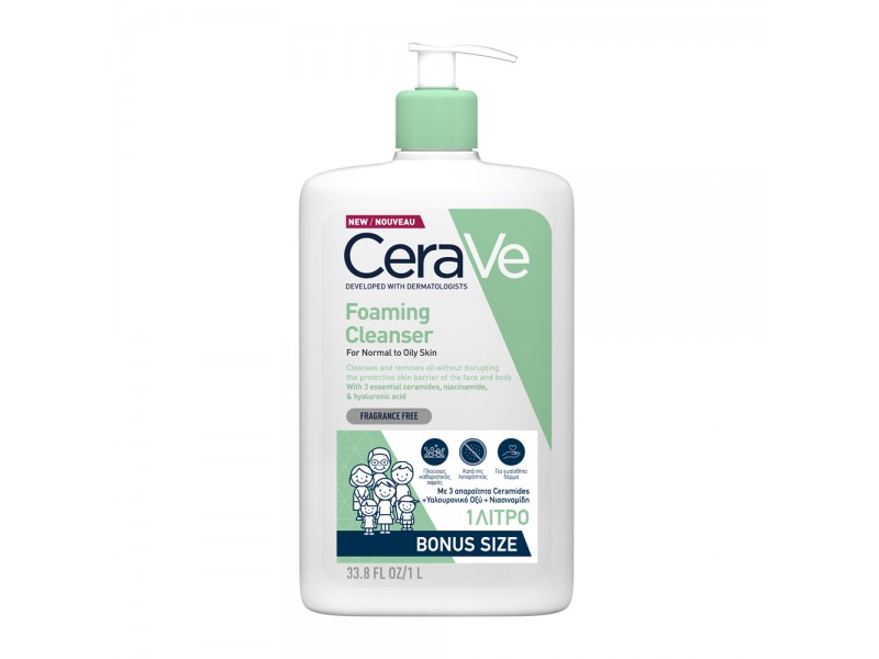 CeraVe Foaming Cleanser Gel 1000ml