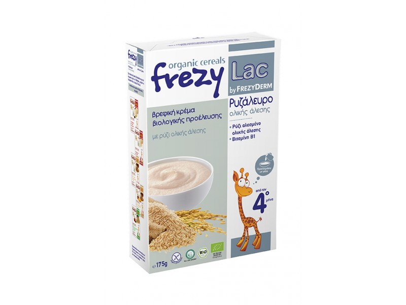 Frezyderm Frezylac Organic Cereals Wholemeal Rice Flour 175gr