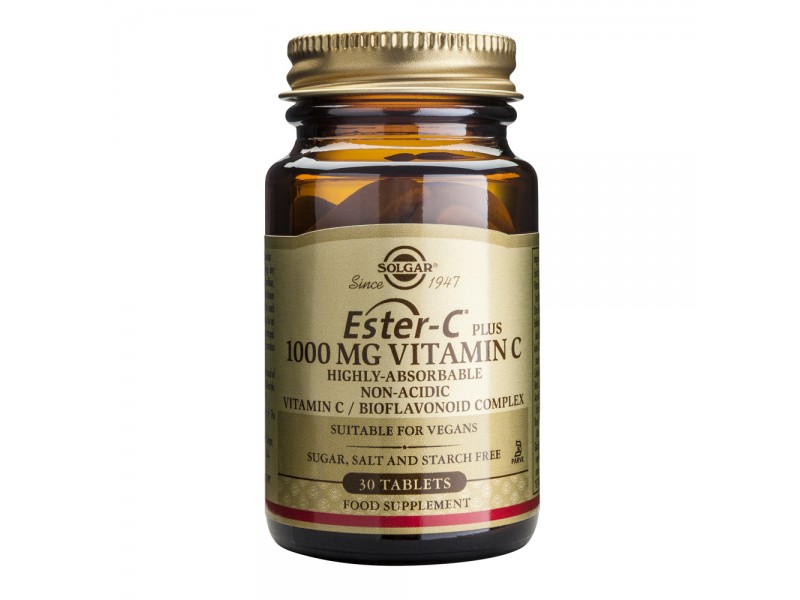 Solgar Ester-C 1000mg Vitamin C 30 Tabs