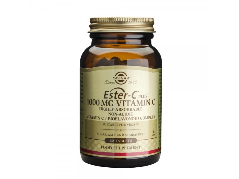 Solgar Ester-C 1000mg Vitamin C 60 Tabs