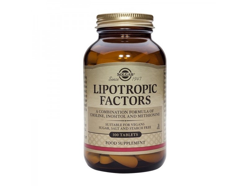 Solgar Lipotropic Factors 100 Tabs