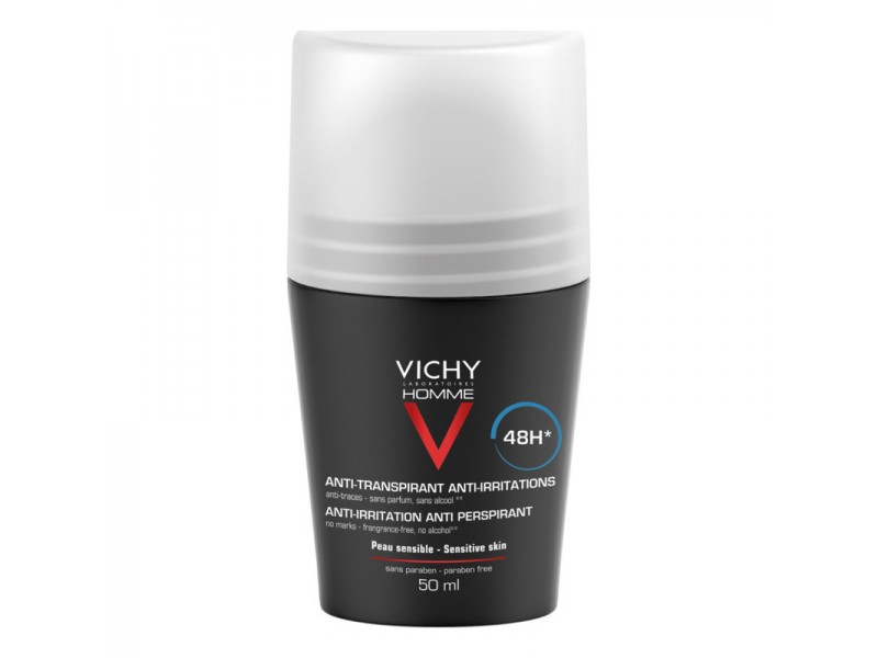 VICHY Deodorant Homme 48h for Sensitive Skin Roll-on 50ml