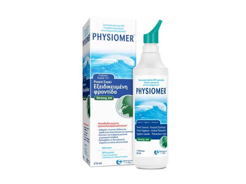 Physiomer Jet Fort 210m Isotonic(Adults and children 10+)