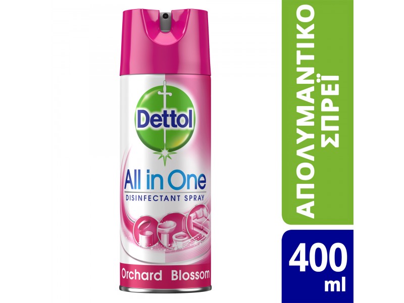 Dettol All In One Orchard Blossom Disinfectant Spray 400ml