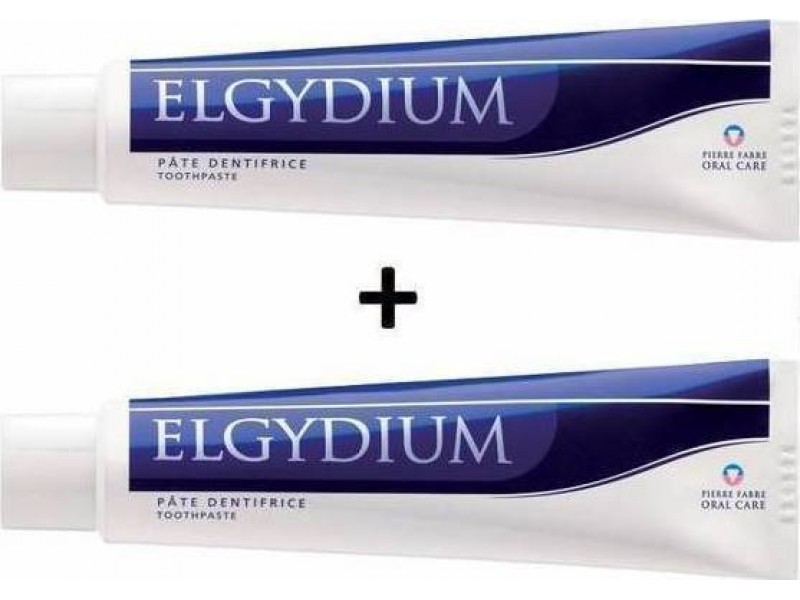 Elgydium Antiplaque Toothpaste Jumbo 2x100ml(-50% in the 2nd Product)