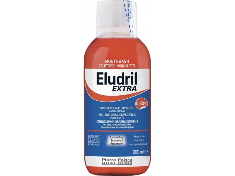Eludril Extra 0.20% Mouthwash 300ml
