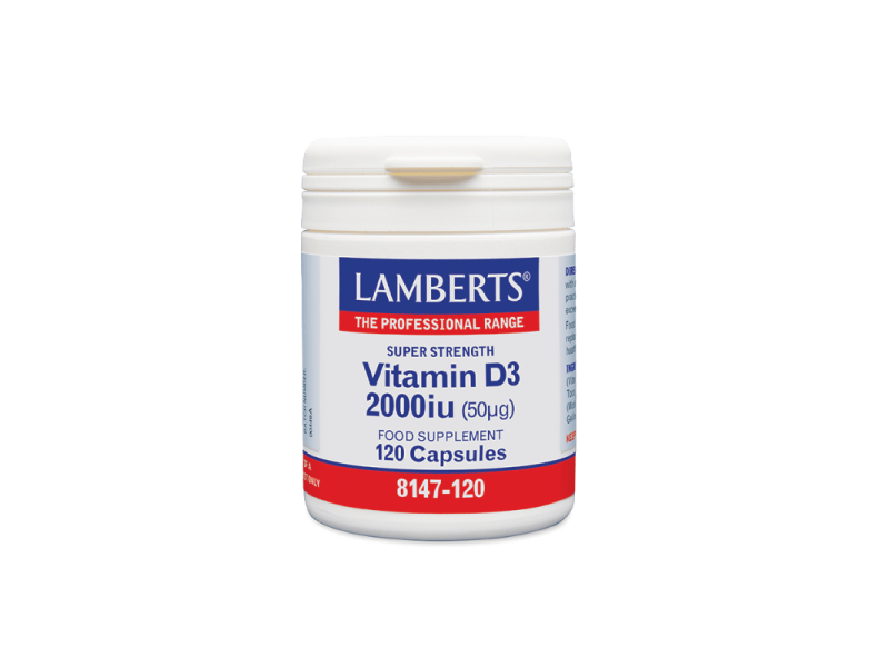 Lamberts Vitamin D3 2000iu 120 Caps