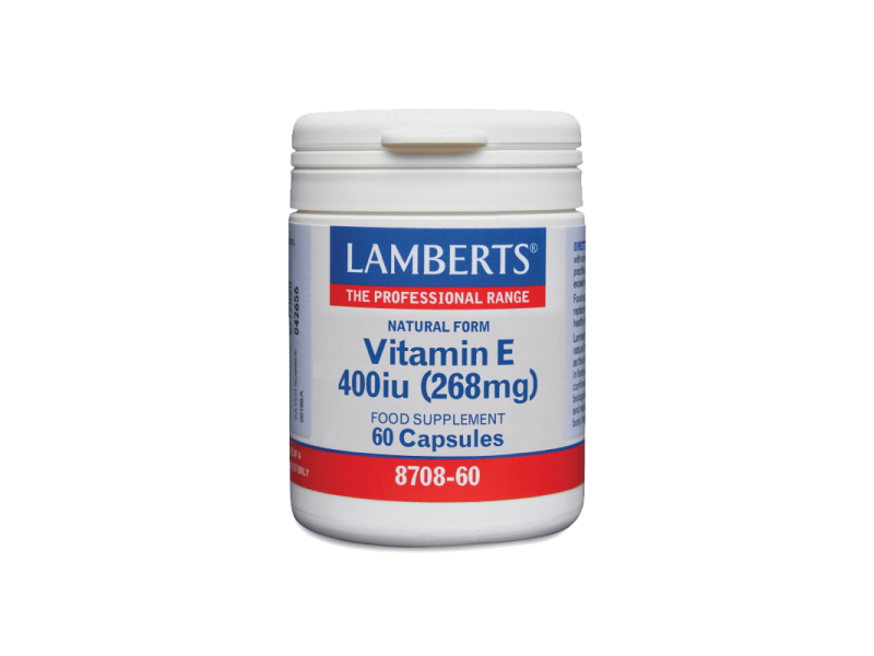 Lamberts Vitamin E 400iu Natural Form 60 Caps