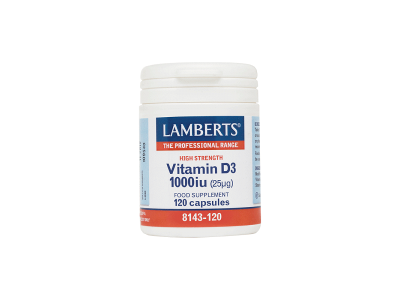 Lamberts Vitamin D3 1000iu (25mg) 120 Caps