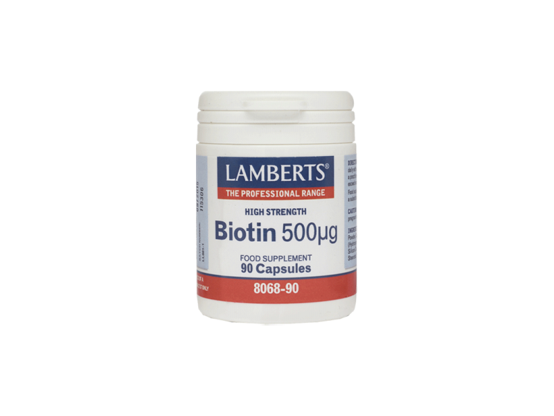 Lamberts Biotin 500mcg 90 Caps