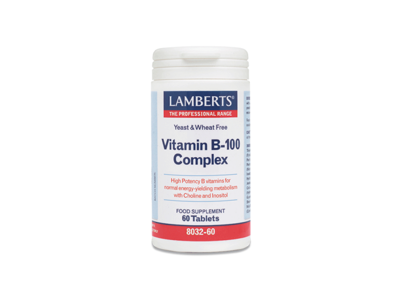 Lamberts Vitamin B 100 Complex 60 Tablets