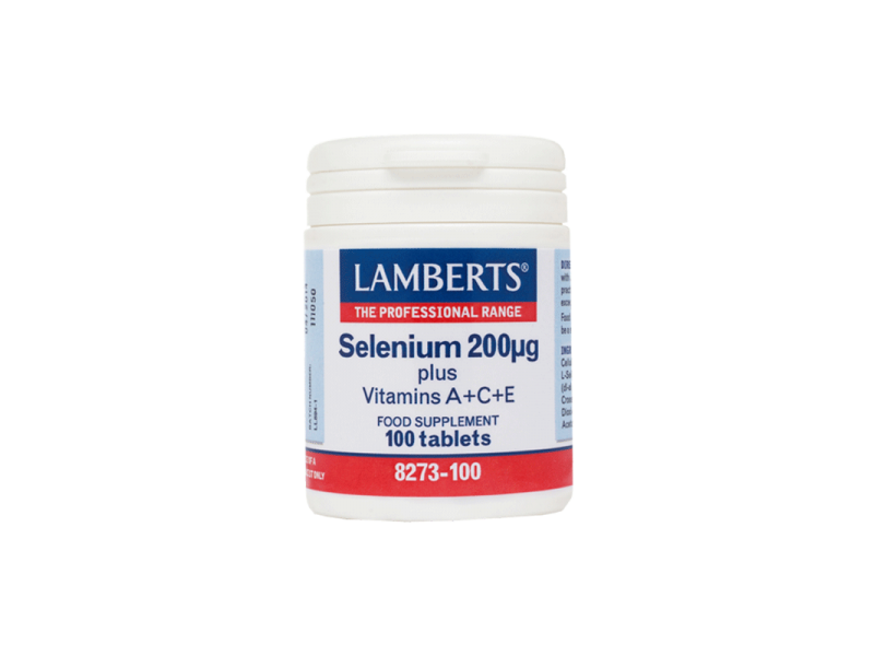 Lamberts Selenium 200μg plus A,C,E 100 Tablets