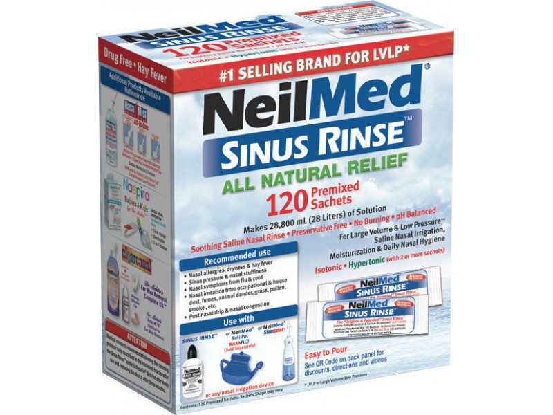 NeilMed Sinus Rinse Sachets for Adults 120pcs