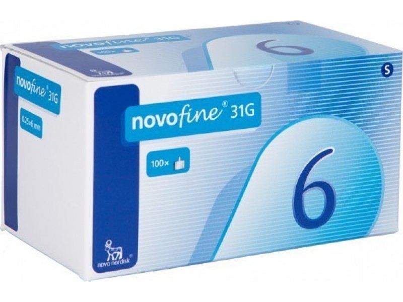 Novo Nordisk NovoFine 31G 6mm 100pcs