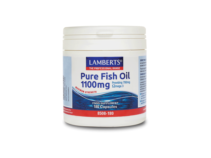 Lamberts Pure Fish Oil 1100mg 180 Caps