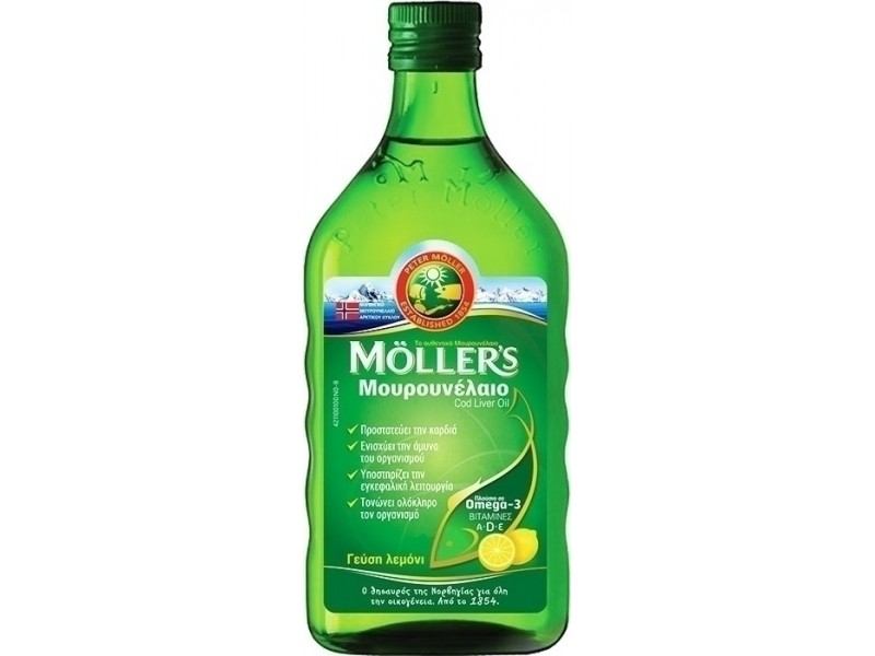 MOLLERS Cod Liver Oil 250ml Lemon