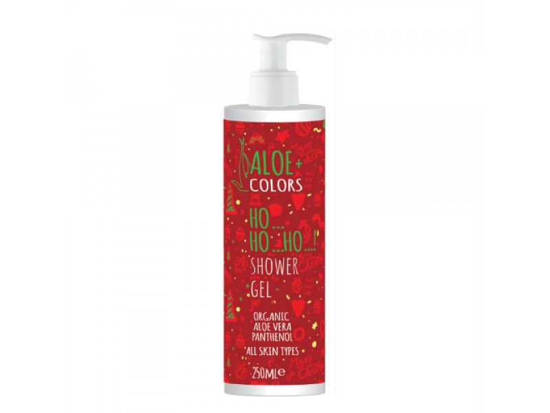 Aloe+ Colors Ho... Ho... Ho...! Shower Gel with Organic Aloe Vera & Panthenol 250 ml