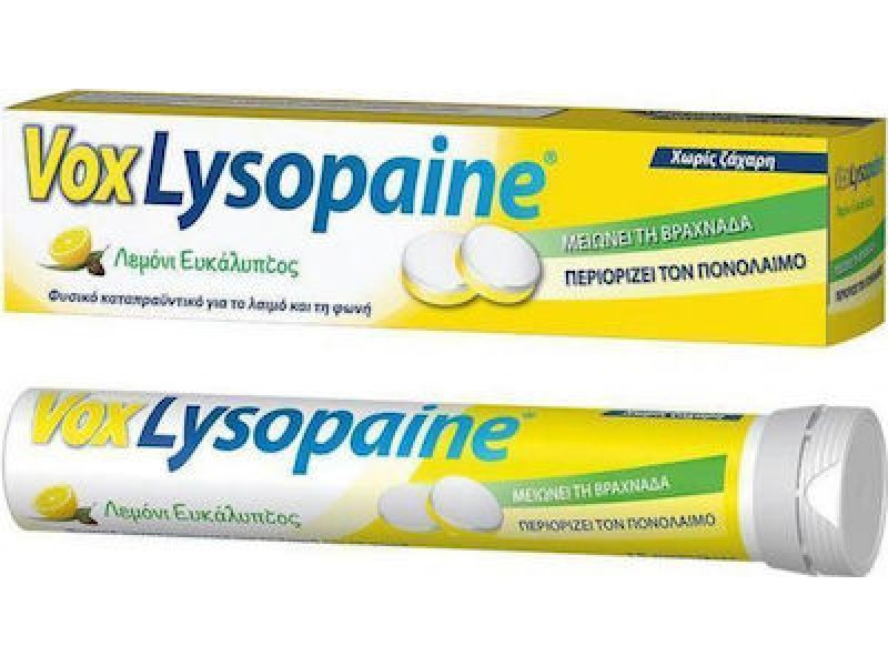 Vox Lysopaine Lemon - Eucalyptus 18 Pieces