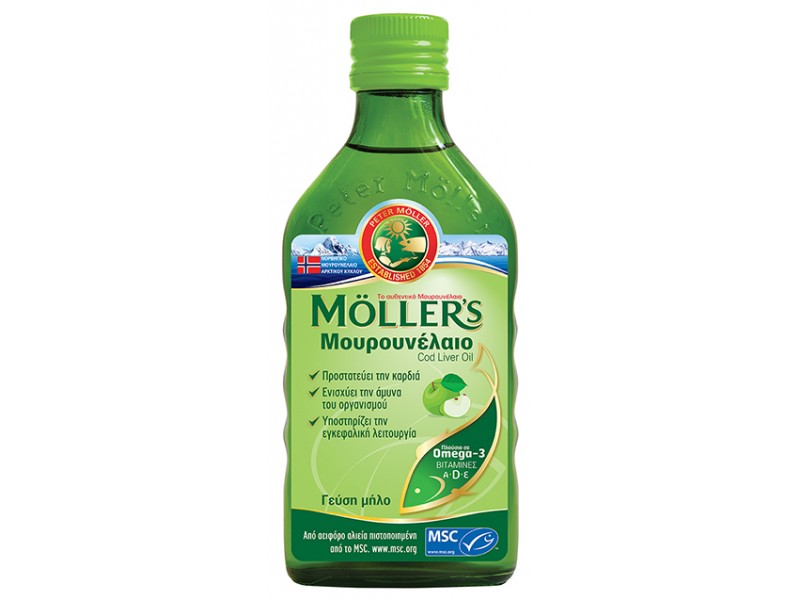 MOLLERS Cod Liver Oil 250ml Apple