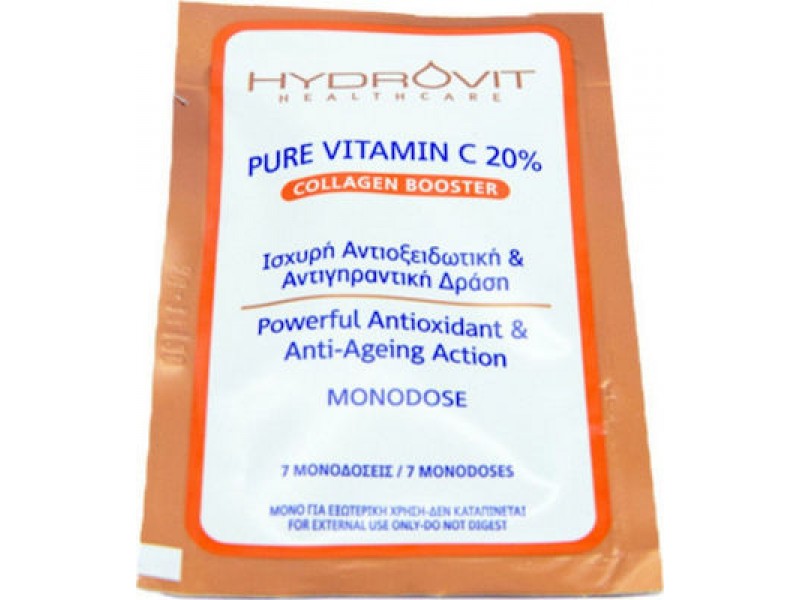 Target Pharma Hydrovit Pure Vitamin C 20% Collagen Booster Monodose 7Caps
