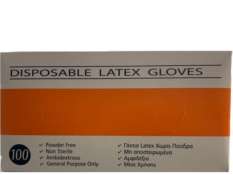 Disposable Latex Gloves x100-SMALL