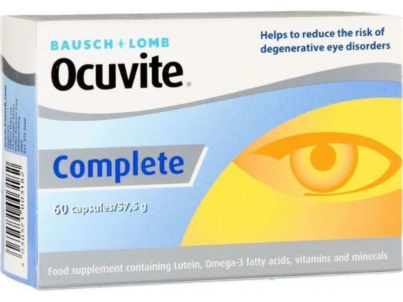 Bausch & Lomb Ocuvite Complete-60 capsules