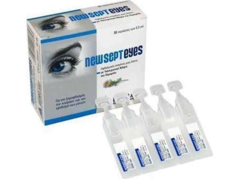 Demo Newsepteyes Eye Drops In Disposable Containers 30amps x 0.5ml
