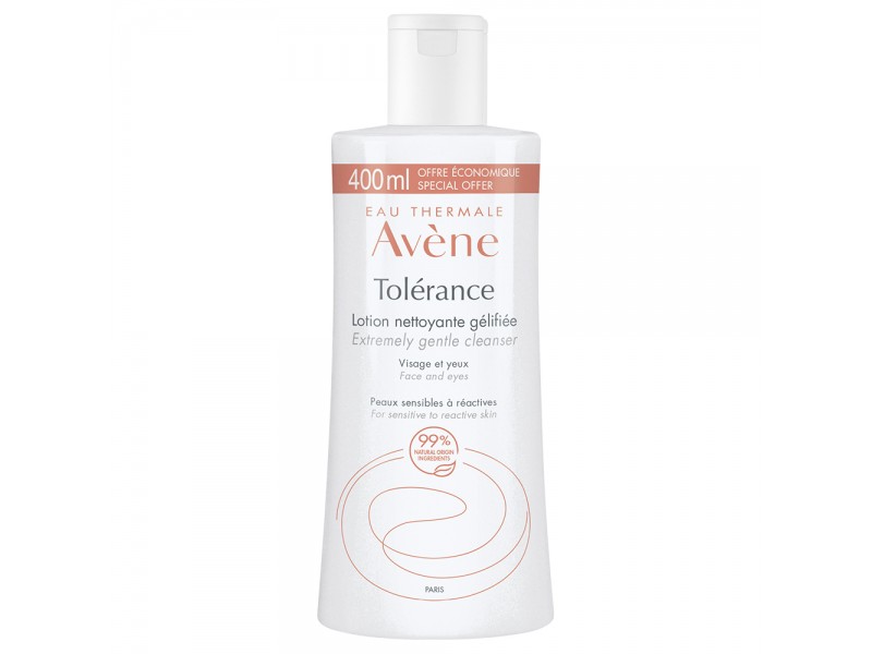 Avene Lotion Nettoyante Tolerance Extremely Gentle Cleanser Face & Eyes For Sensitive Skin 400ml