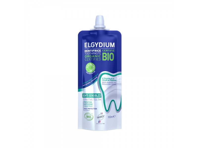 Elgydium Sensitive Bio Toothpaste for Sensitive Teeth Organic 100ml
