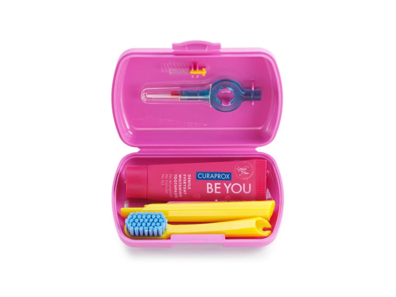 Curaprox Be You Travel Set Pink
