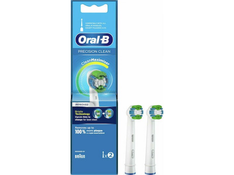 Oral-B Precision Clean with CleanMaximiser Technology Electric Toothbrush Heads 2 pcs