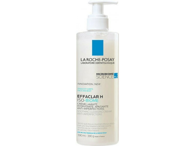 La Roche Posay Soothing Cleansing Cream Effaclar H Iso - Biome 390ml
