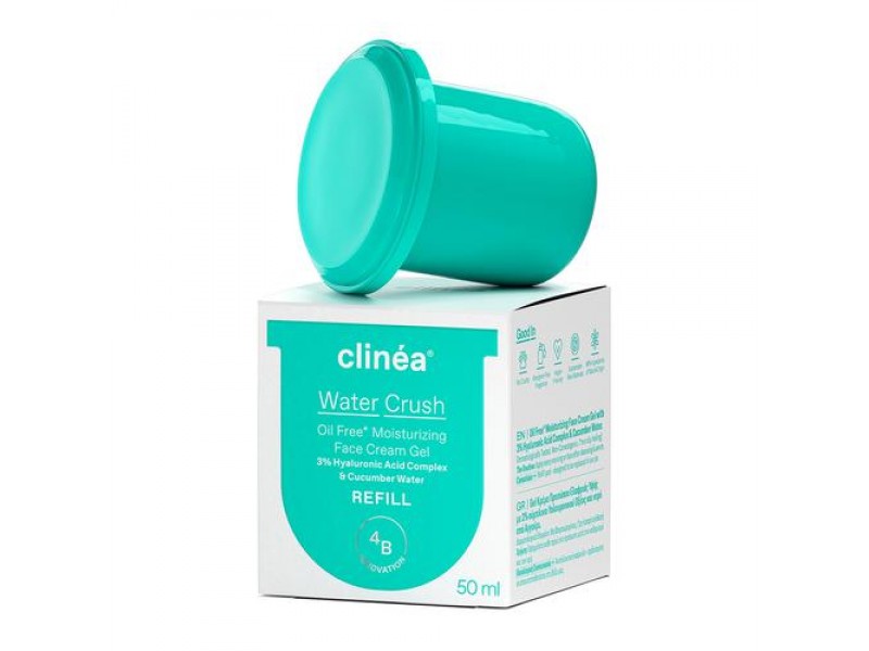 Clinea Refill Water Crush Oil Free Moisturizing Face Cream Gel Refill 50ml