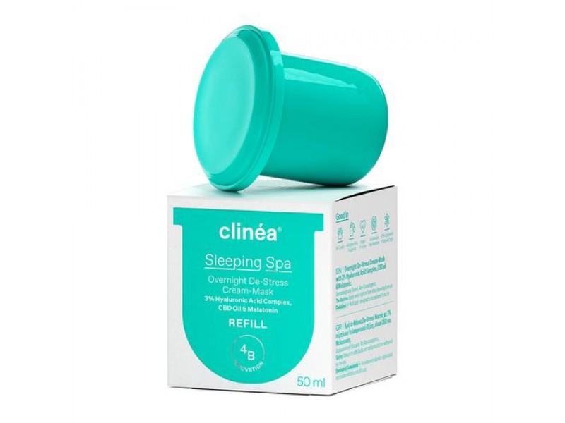 Clinea Sleeping Spa Overnight De-Stress Cream-Mask Refill 50ml