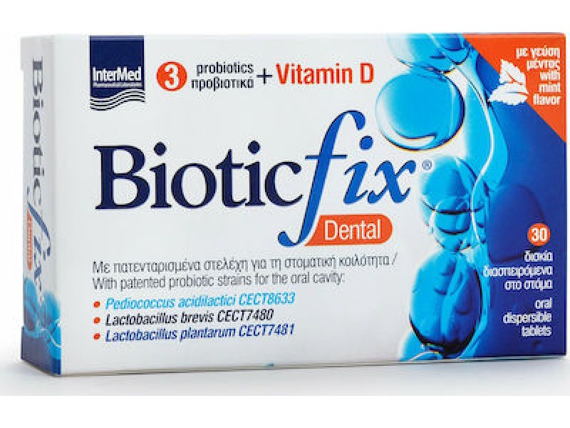 Intermed Biotic Fix Dental Food supplement with probiotics 30 o.d. tablets