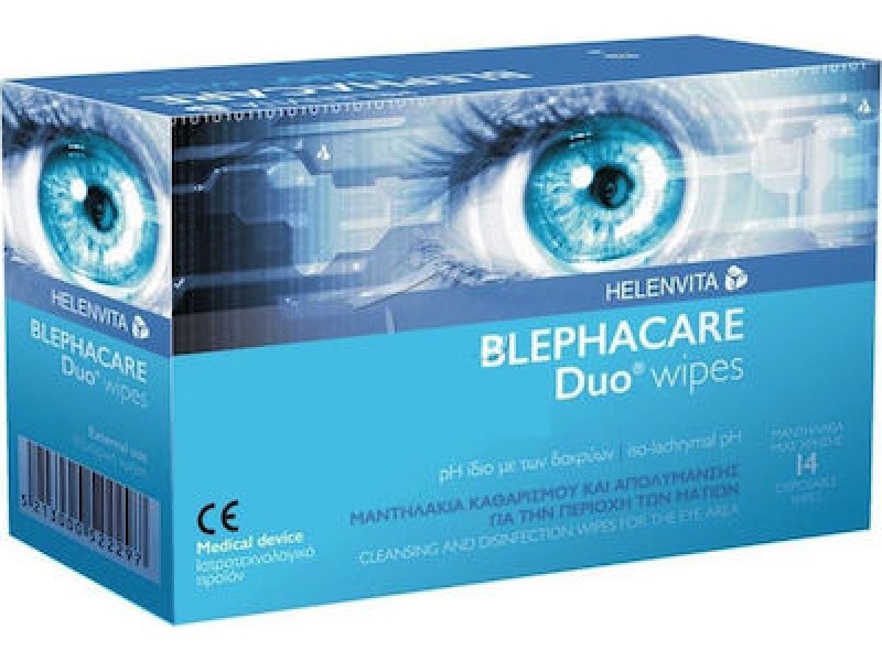 Helenvita BlephaCare Duo Opthalmic Wipes 14pcs