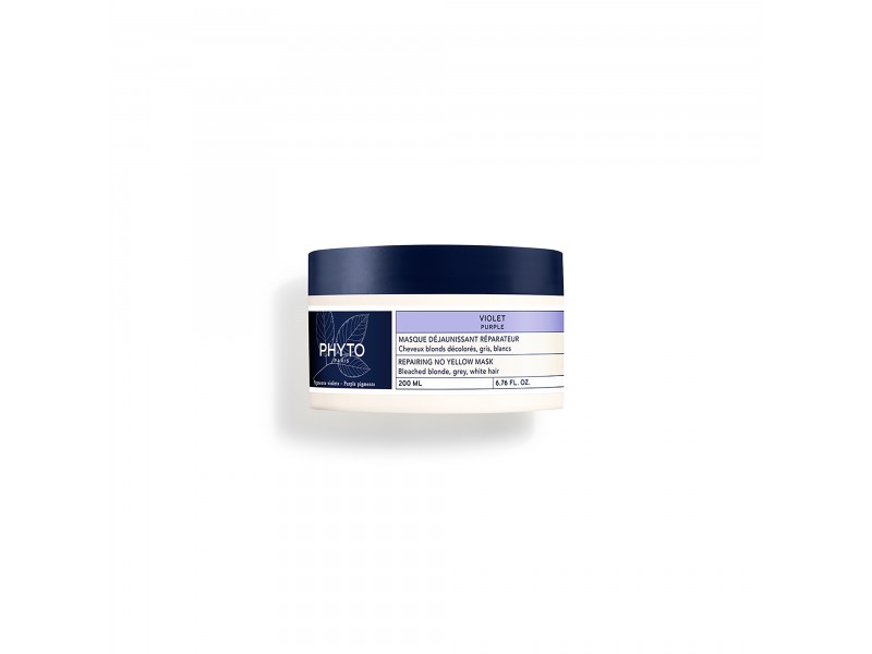 Phyto Violet Repairing No Yellow Mask For Bleached Blonde, Grey, White Mask 200ml