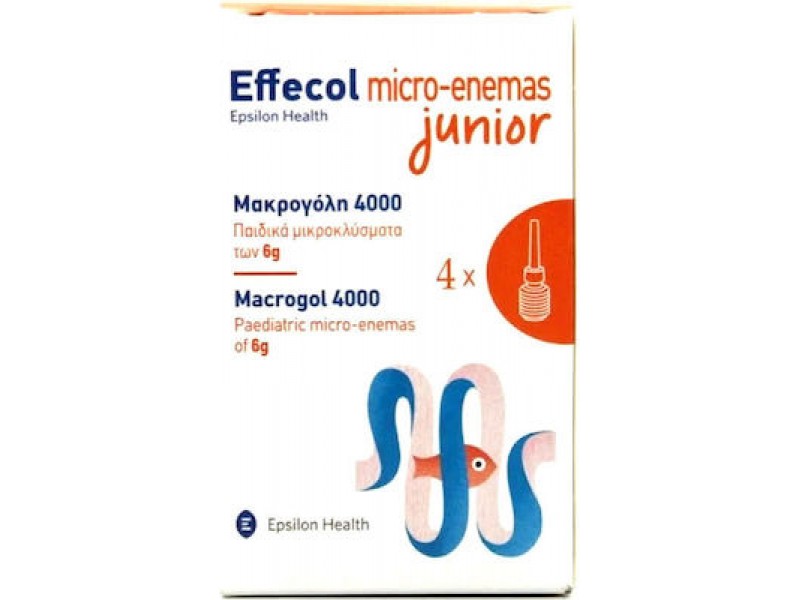 Epsilon Health Micro-Enemas Junior Macrogol 4000 4 x 6g