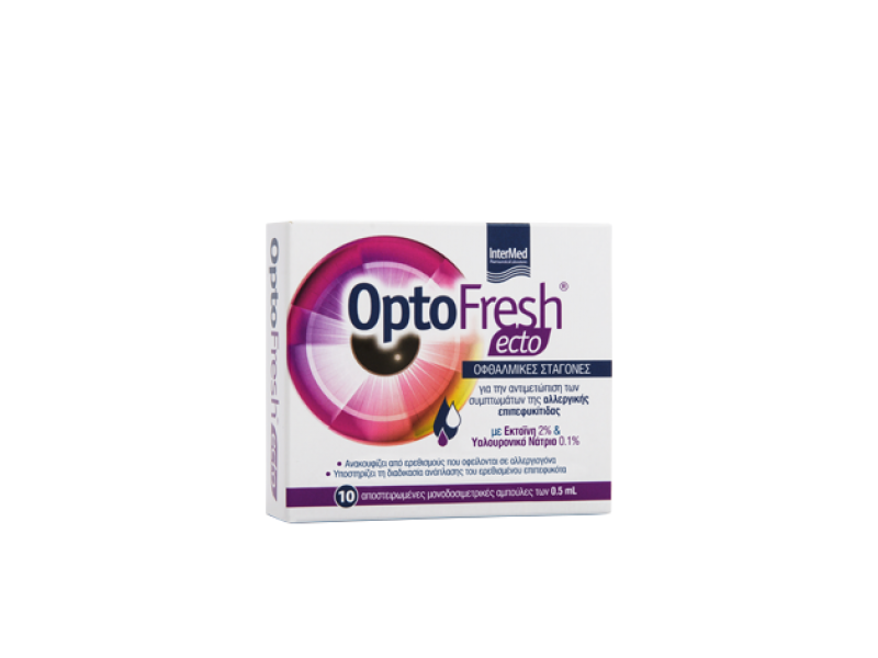 InterMed OptoFresh Ecto Eye Drops with Hyaluronic Acid 10x0.5ml