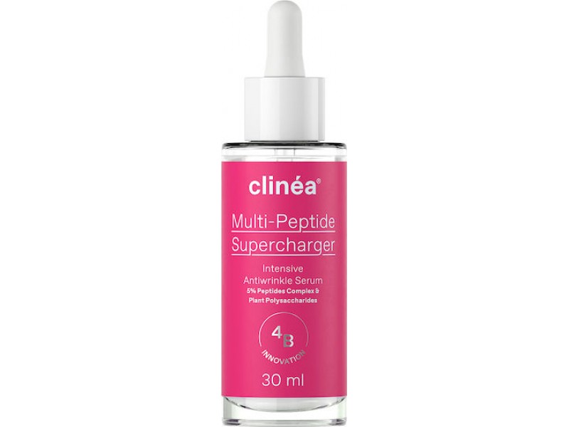 Clinea Multi-peptide Supercharger Moisturizing & Anti-aging Serum Face with Peptides & Hyaluronic Acid for Firming & Revitalization 30ml