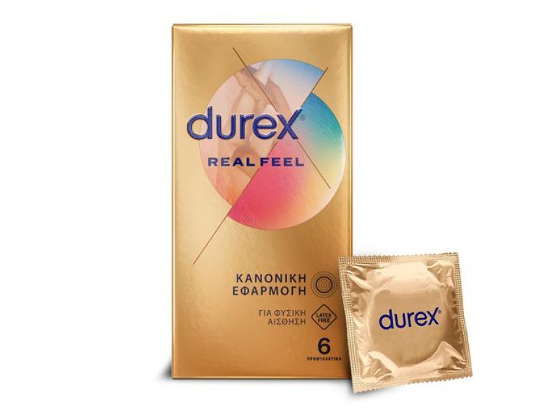 Durex Real Feel Condoms Latex Free 6pcs