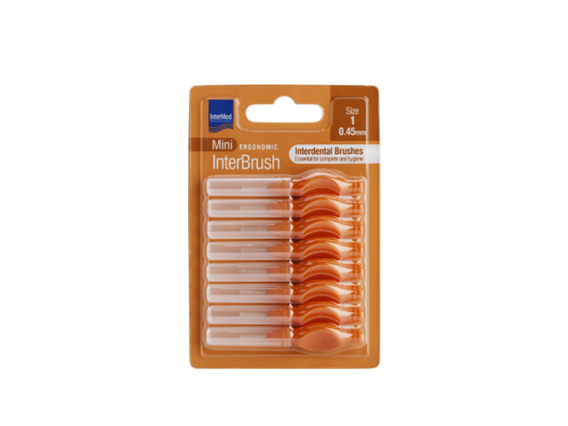 Intermed Ergonomic InterBrush Mini Size 1 0.45mm 8pcs.