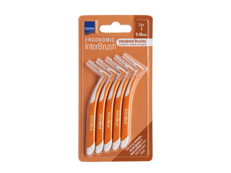 Intermed Ergonomic InterBrush Size 1 0.45mm 5pcs.
