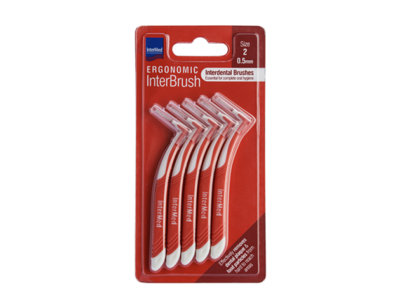 Intermed Ergonomic InterBrush Size 2 0.5mm 5pcs.