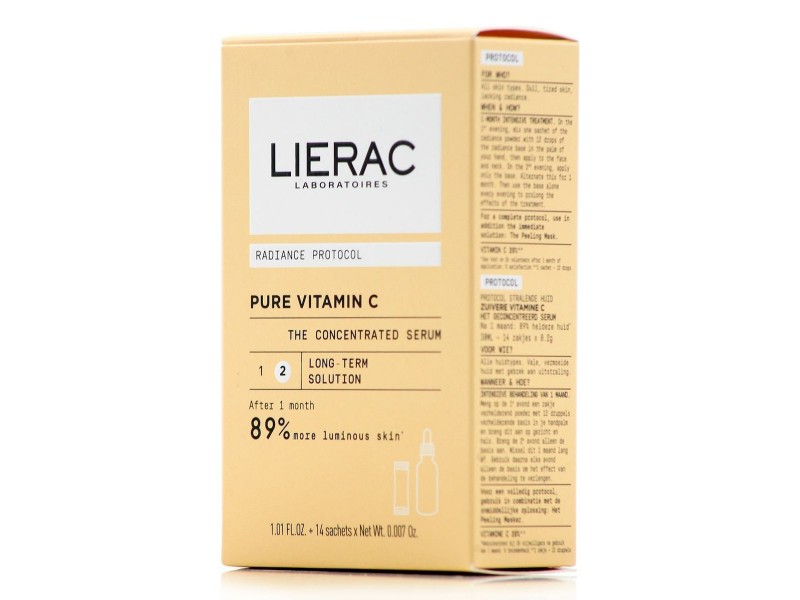 Lierac Radiance Protocol Anti-Aging Face Serum with Vitamin C for Radiance 30ml