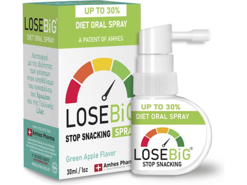 Amhes Losebig Spray 30ml Green Apple Flavor