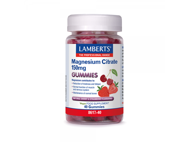 Lamberts Magnesium Citrate 150mg 40 gummies